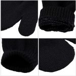 URATOT 6 Pairs Toddler Knitted Mittens Magic Stretch Gloves Winter Warm Knitted Soft Baby Mittens - Image 3